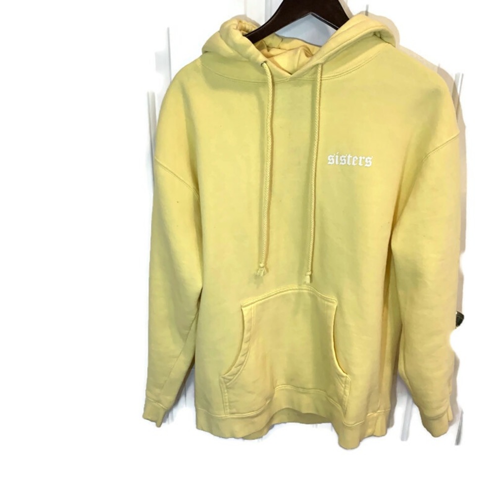 James Charles pastel collection Sisters hoodie yellow large